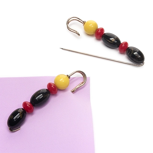 Булавка с декоративными бусинами (2 шт) SF-1249, №6