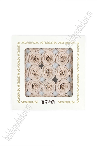 Мыльные цветы &amp;quot;Роза&amp;quot; 6,5*6 см (25 шт) SF-7800, светло-розовый №1