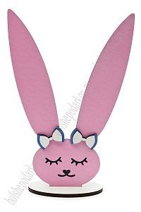 Подставка для заколок и бантиков &quot;Зайка&quot; 19*29 см, розовый