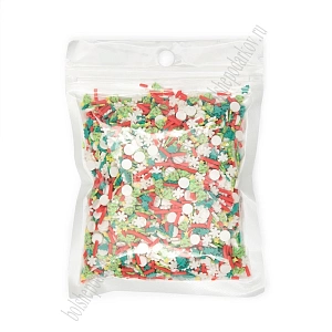 Кабошоны-декоративные "Новогоднее ассорти" (50 гр) SF-5933, №4