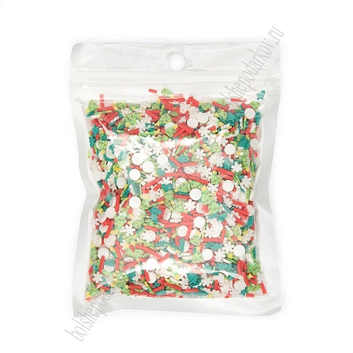 Кабошоны-декоративные &amp;quot;Новогоднее ассорти&amp;quot; (50 гр) SF-5933, №4