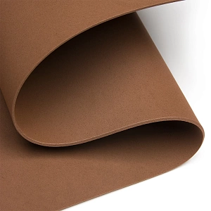 Фоамиран 2 мм, Китай 40*60 см (10 листов) SF-3422,  коричневый №1032