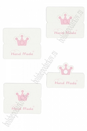 Карточки для украшений &quot;Корона №1&quot; (20 шт) SF-7700, розовый