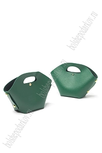 Сумочка 15*11*5,5 см (2 шт) SF-8040, темно-зеленый