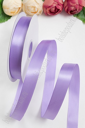 Лента атласная 2,5 см*100 ярд (SF-5925) фиолетовый №021