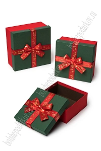 Коробки квадратные 3 в 1, 19*19*9,5 см (SF-7820) №2