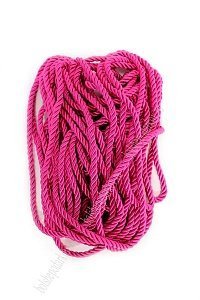 Шнур декоративный 0,5 см*10 м (фукси)
