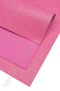 Фоамиран глиттерный А4, перламутровый 2 мм Premium (10 листов) SF-1956, розовый №3003/1