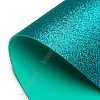 Фоамиран глиттерный 2 мм, 40*60 см Premium (10 листов) SF-3010, аквамариновый №022