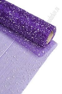 Сетка-снег 50 см*4,5 ярд (SF-2104) фиолетовый №9