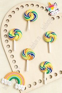 Кабошон "Леденец" (10 шт) SF-3027, №6