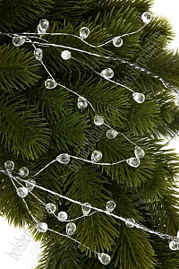 Гирлянда декоративная с кристаллами 120 см (SF-7996) серебро №4