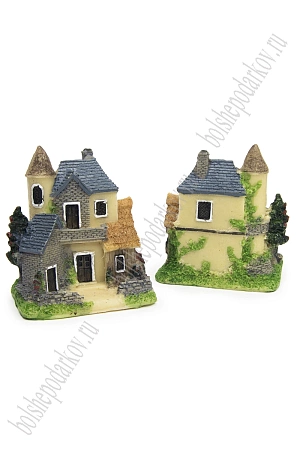 Фигурка миниатюрная &quot;Домик&quot; 6*4,2*7,2 см (1 шт) SF-8049, №3