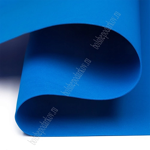 Фоамиран 1 мм, Китай 60*70 см (10 листов) SF-5822, синий №1059