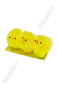 Пасхальный декор "Цыплята" 5 см (3 шт) SF-7863, №2