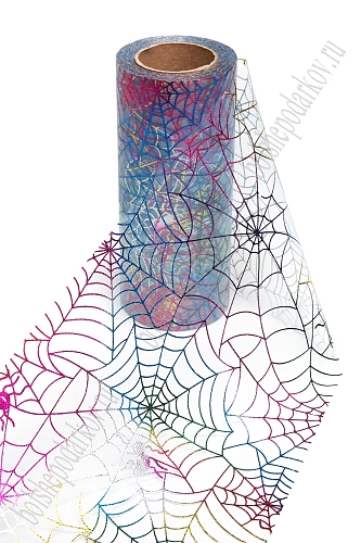 Фатин &amp;quot;Паутинка&amp;quot; 15 см*25 ярд (SF-3777) голубой
