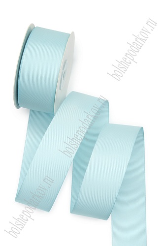 Лента репсовая 4 см*20 ярд &amp;quot;1 сорт&amp;quot; (SF-1349) голубой №011