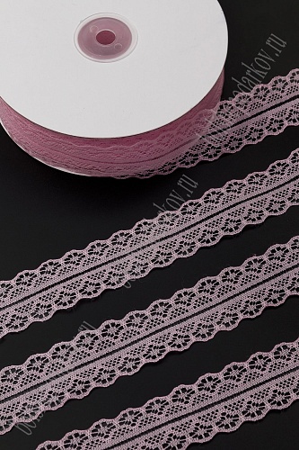 Кружево 3 см*50 ярд (SF-7778) светло-розовый №1