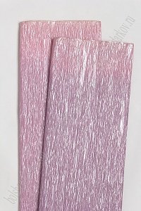 Бумага гофрированная перламутровая (SF-2863) розовый №80-104