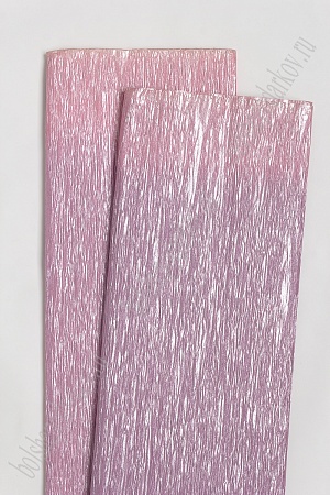 Бумага гофрированная перламутровая (SF-2863) розовый №80-104