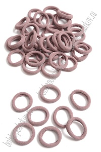 Резинки бесшовные для волос 3 см (100 шт) SF-5754, пенка №94