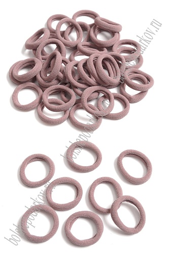 Резинки бесшовные для волос 3 см (100 шт) SF-5754, пенка №94