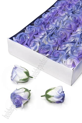 Мыльные цветы &amp;quot;Роза&amp;quot; 6*6,5 см (50 шт) SF-7800, мультиколор №22