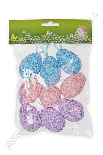 Пасхальный декор &amp;quot;Яйца&amp;quot; 5 см (9 шт) SF-7862, №4