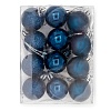 Набор новогодних шаров 3 см (12 шт) SF-7334, темно-синий №9