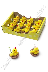 Пасхальный декор "Цыплята" 4,5 см (12 шт) SF-7863, №13