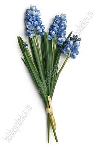 Веточка декоративная 31 см "Гиацинт" (SF-8135) голубой