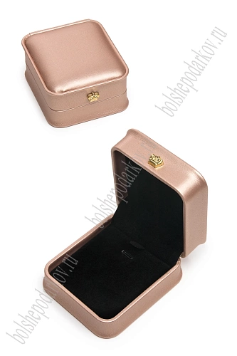 Коробочка для украшений 7,2*8,3*3,5 см (SF-8115) пыльно-розовый
