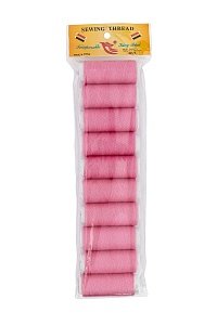 Набор ниток (10 шт) SF-7767, ярко-розовый №11