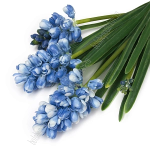 Веточка декоративная 31 см "Гиацинт" (SF-8135) голубой