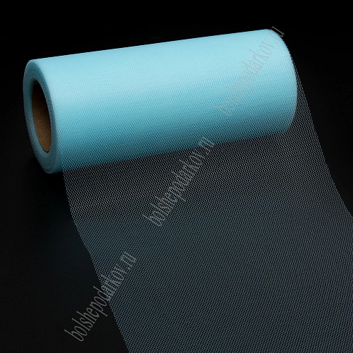 Фатин в шпульках 15 см*25 ярд (SF-603) светло-голубой №30