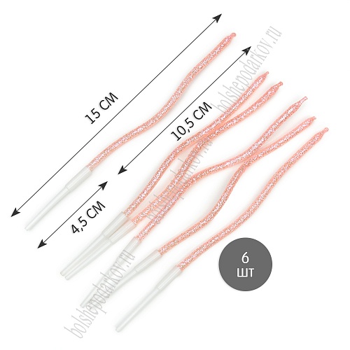 Свечи праздничные &amp;quot;Спираль&amp;quot; (6 шт) SF-7830, нежно-розовый