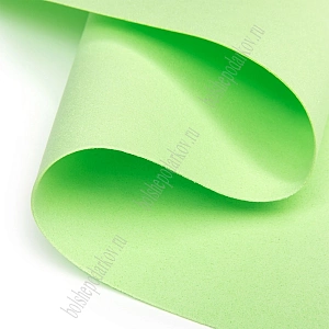 Фоамиран 1 мм, Китай 50*50 см (10 листов) SF-3431, салатовый №1052