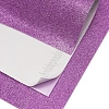 Фоамиран глиттерный самоклеющ. А4 (10 листов) SF-1957, сиреневый №019