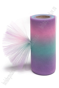 Фатин с переходом цвета 15 см*25 ярд (SF-2952) №6, в ассортимене