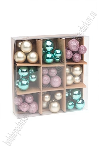 Набор шаров на проволоке (54шт) SF-8007, микс №3