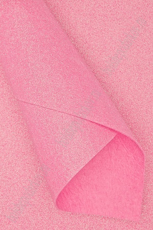 Фетр с блестками 2 мм (10 листов) SF-1954, розовый №086/004