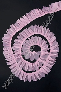 Лента складка 6 см*10 ярд (SF-7597) розовый №6