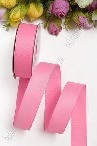 Лента репсовая 2,5 см*20 ярд &quot;1 сорт&quot; (SF-1348) розовый №05