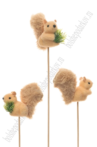 Новогодние украшения &amp;quot;Белочка&amp;quot; 6*7 см (1 шт) SF-8044