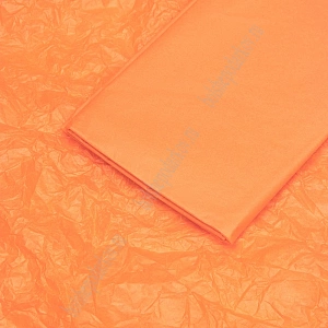 Бумага тишью 50*66 см (10 листов) SF-914, оранжевый №123