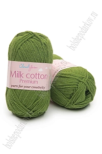 Пряжа "Milk cotton Premium" 50 гр (10 шт) SF-7847, фисташковый