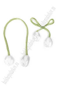 Цветы на ленте "Тюльпаны" (4 шт) SF-8158, №1