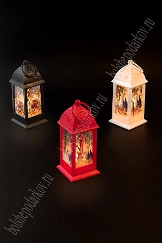 Набор фонариков светодиодных на батарейках 12 см (12 шт) SF-7553, №2 (теплый свет)