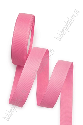 Лента репсовая 2,5 см*20 ярд (SF-3451) розовый №255