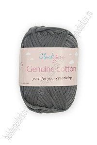 Пряжа &quot;Genuine cotton&quot; 50 гр (10 шт) SF-7844, темно-серый